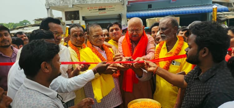 काली मंदिर सौंदर्यीकरण कार्य का किया गया उदघाटन