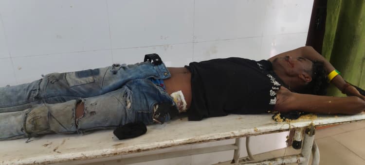 डांडे मोड़ पर बाइक फिसली, युवक की मौत, रिश्तेदार जख्मी