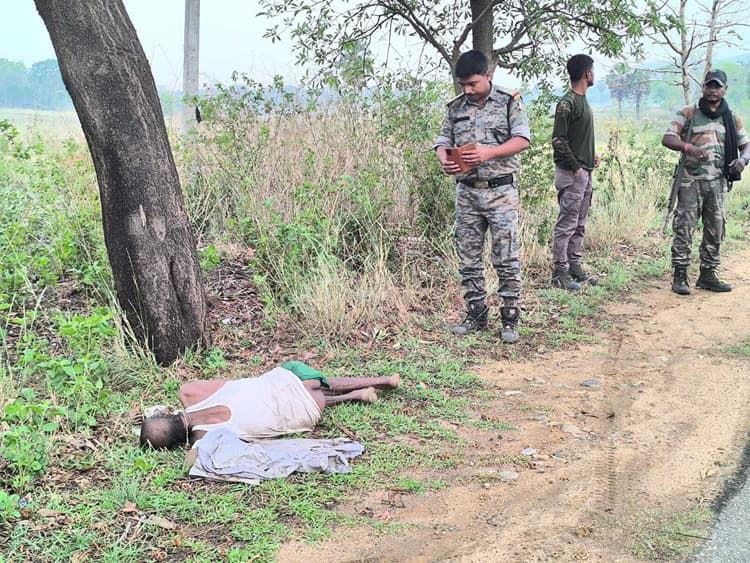 सोनाहातू के जाड़ेया मोड़ के समीप से वृद्ध का शव बरामद
