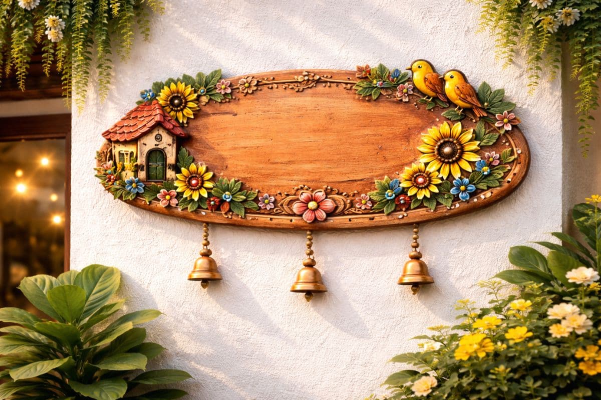 handmade name plate