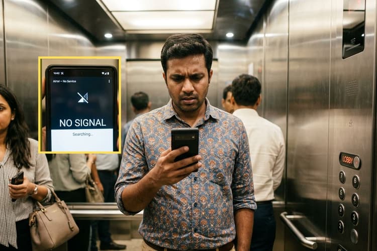 वायरलेस इंटरनेट होने के बावजूद बेसमेंट और लिफ्ट में क्यों गायब हो जाता है सिग्नल?