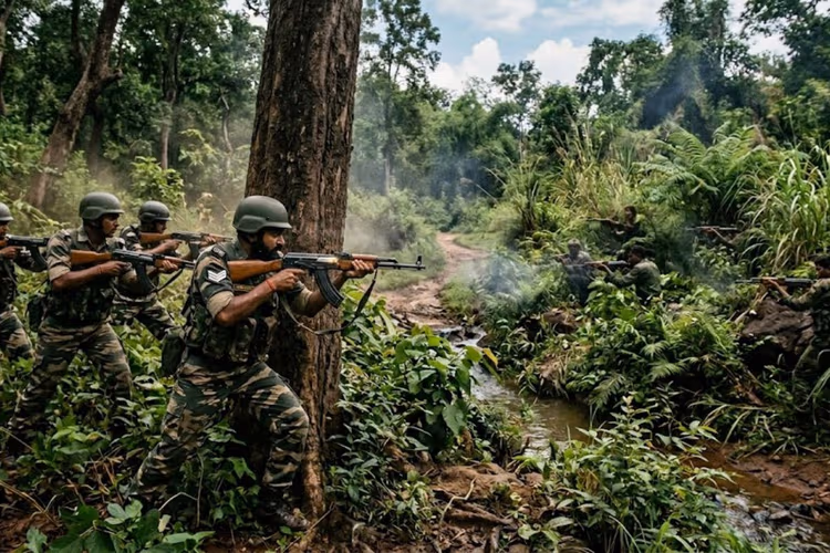 छोटानागरा जंगल में सर्च अभियान के दौरान आईईडी ब्लास्ट, कोबरा बटालियन का हवलदार घायल