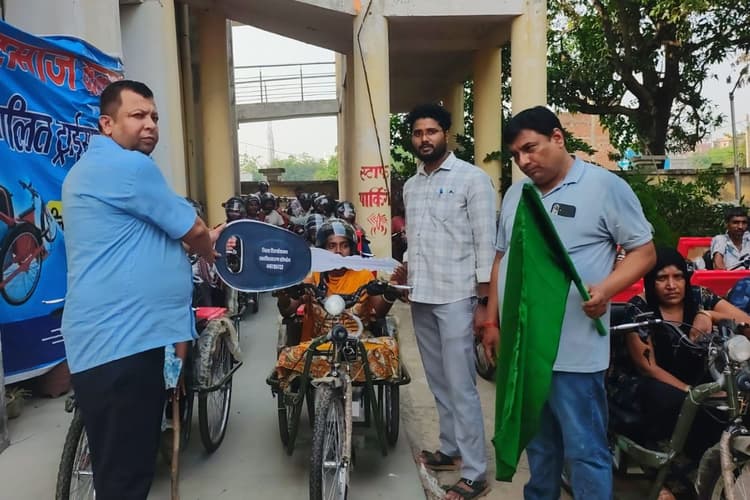 रजौली में 36 दिव्यांगजनों को मिली बैटरी चालित ट्राई साइकिल, आत्मनिर्भरता की ओर बढ़े कदम