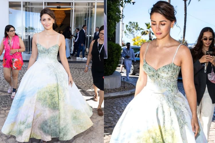 Alia Bhatt Cannes Look: रॉयल स्टाइल में आलिया भट्ट ने लूटी लाइमलाइट, प्रिंटेड बॉल गाउन में लगीं परी जैसी