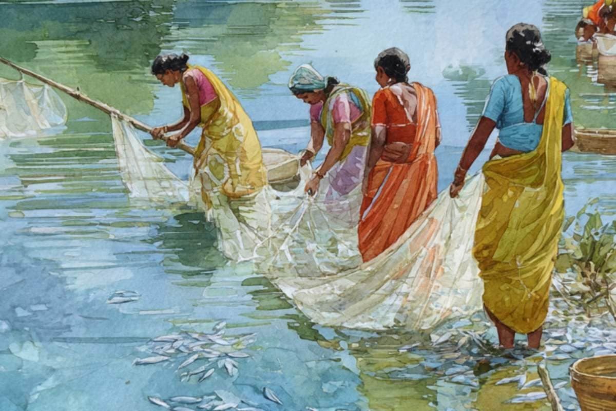Bettiah News jeevika didis fish farming 75 amrit sarovar employmen
