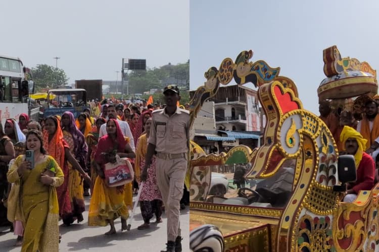 Buxar News: मां गंगा तट पर श्री लक्ष्मी नारायण महायज्ञ का शुभारंभ