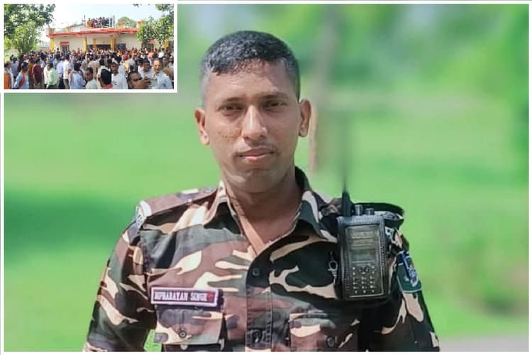 सेना के जवान की इलाज के दौरान दिल्ली में मौत, चतरा में वीर सपूत को दी गई अंतिम विदाई
