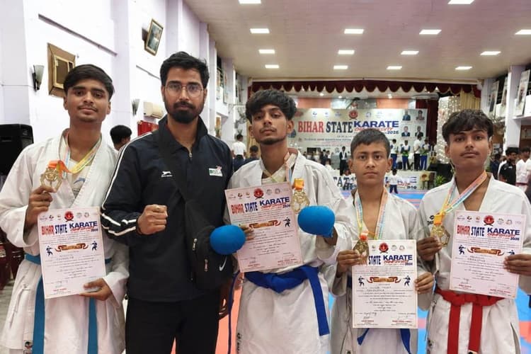 Darbhanga: खेल जगत में दरभंगा की बड़ी उपलब्धि, कराटे चैंपियनशिप में जीते 4 गोल्ड