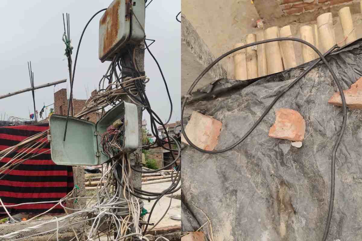 दरभंगा: खुले बिजली के तार दे रहे हादसे को न्योता, विभागीय लापरवाही पर उठे सवाल