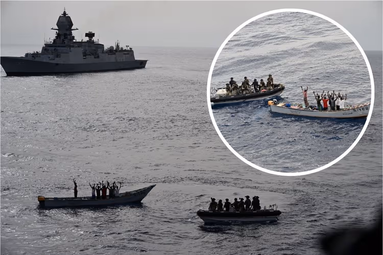 INS कोलकाता ने MV माशाअल्लाह 1 को बचाया, इंडियन नेवी के सामने समुद्री लुटेरों का सरेंडर; व्यापारी जहाज को ऐसे बचाया