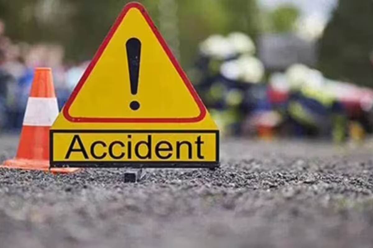 Madhubani News benipatti bike accident man died wife injured hit and run