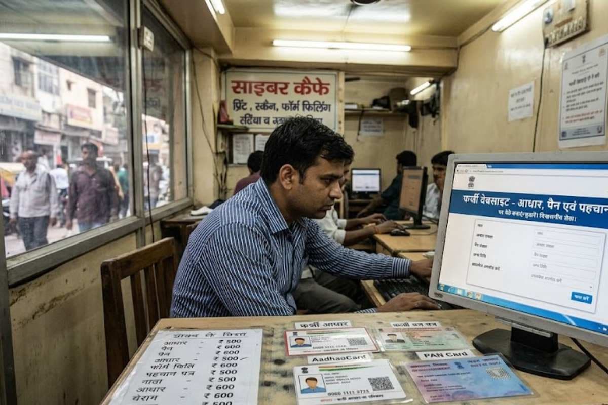 मधुबनी: फर्जी आधार और पैन कार्ड बनाने वाले साइबर गिरोह का भंडाफोड़, 5 शातिर गिरफ्तार