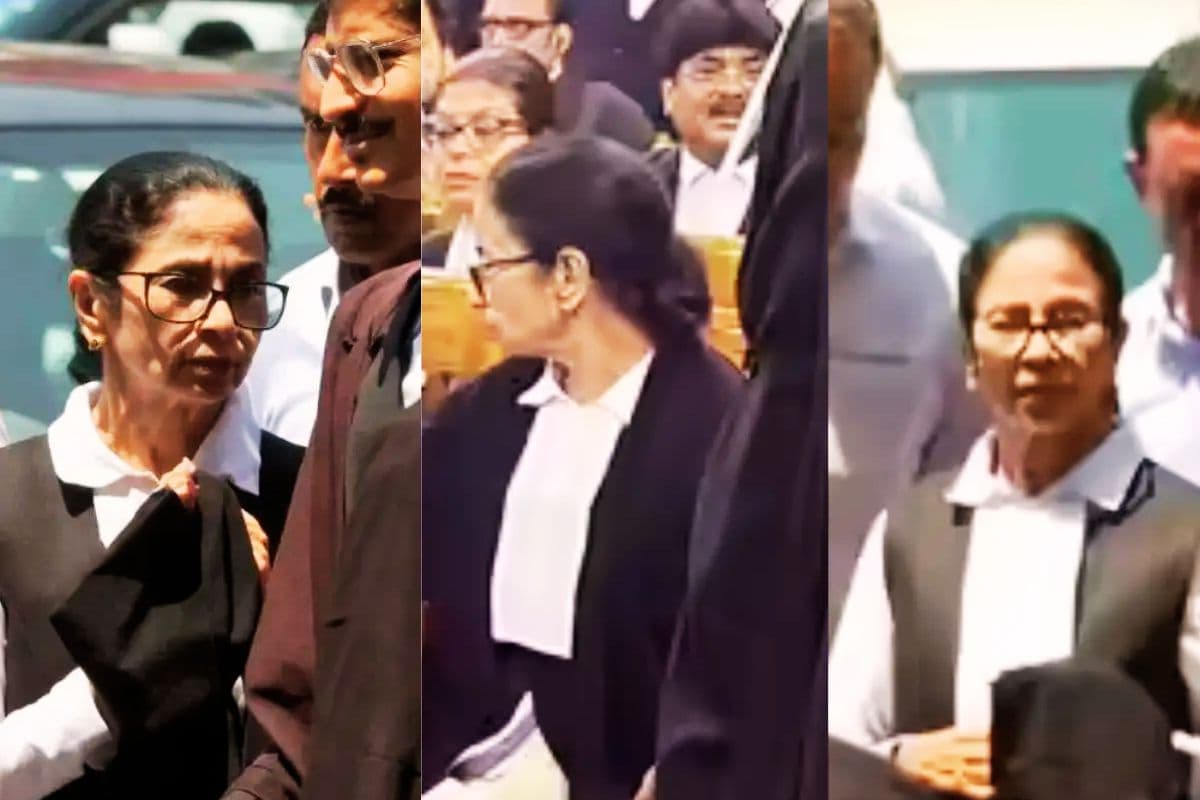 वकील के गाउन में अदालत पहुंचीं ममता बनर्जी, बंगाल चुनाव 2026 के बाद हिंसा पर सरकार को घेरा