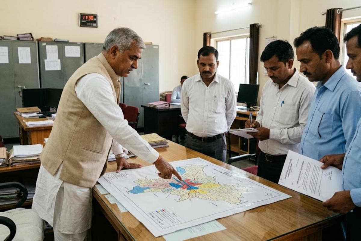 मोतिहारी: सामूहिक अवकाश से लौटे राजस्व कर्मचारी, सीओ ने किया नए हल्कों का आवंटन