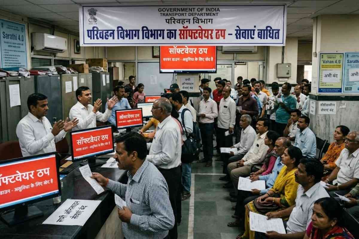 मुजफ्फरपुर: परिवहन विभाग का सॉफ्टवेयर ठप, रजिस्ट्रेशन रुका, वाहन मालिक परेशान