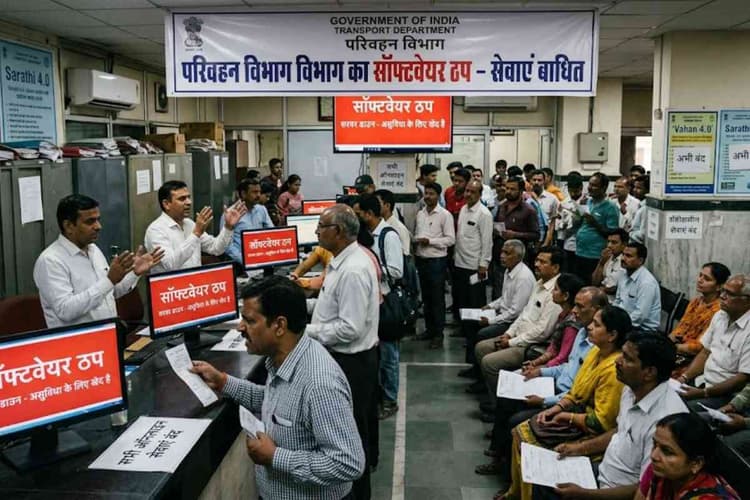 मुजफ्फरपुर: परिवहन विभाग का सॉफ्टवेयर ठप, रजिस्ट्रेशन रुका, वाहन मालिक परेशान