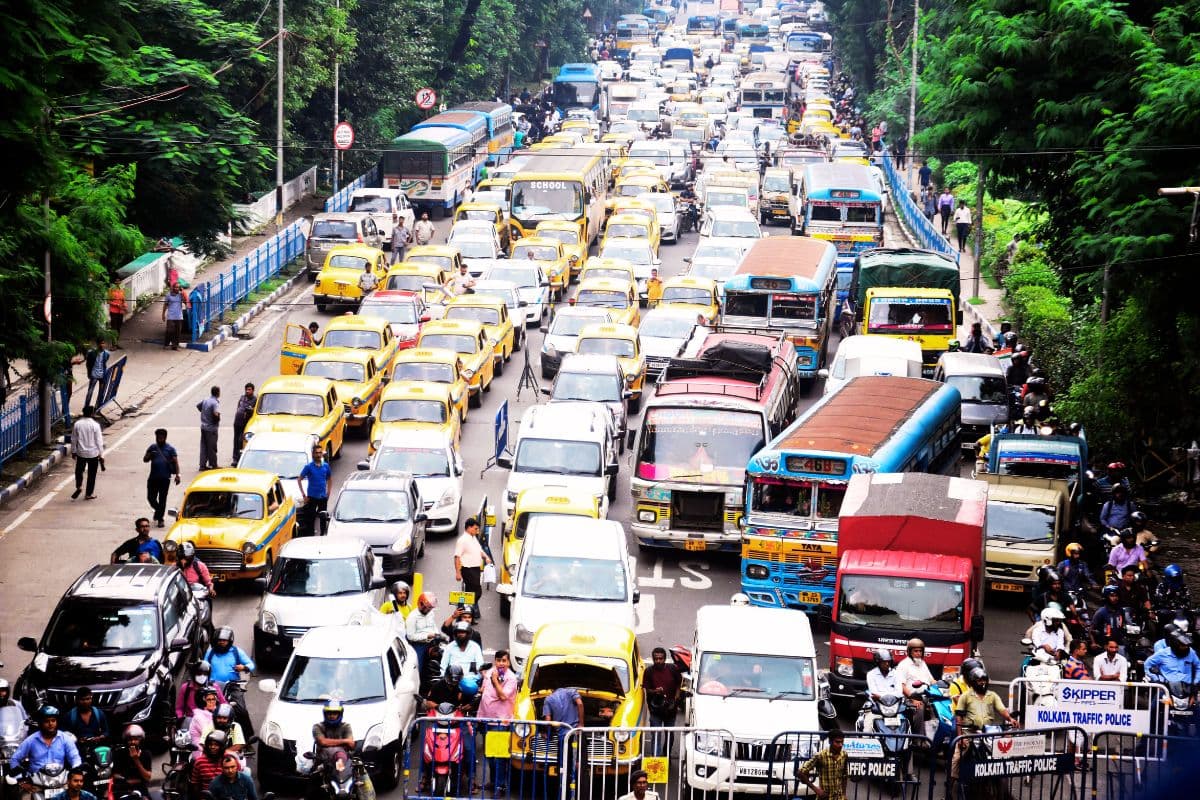 PM Modi Kolkata Visit Traffic Advisory West Bengal Govt Oath Taking Ceremony Traffic Jam