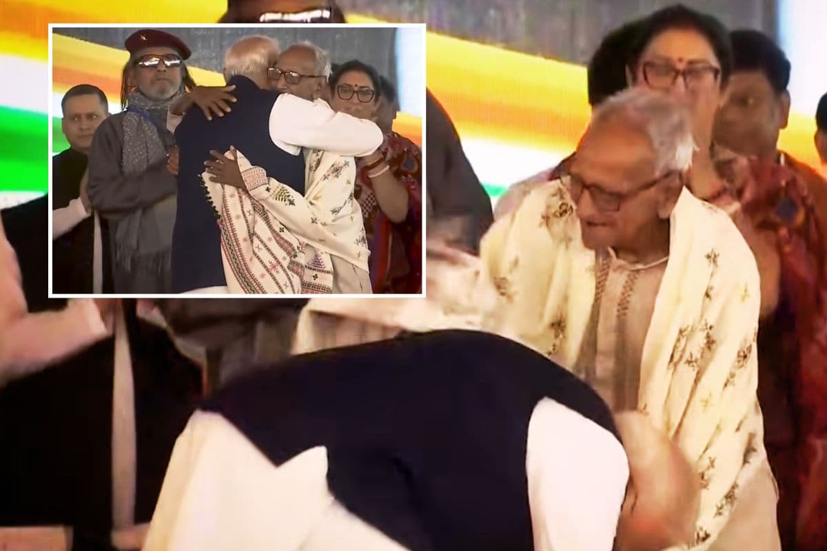 Video: शुभेंदु के शपथ में डॉ श्यामा प्रसाद के अंतिम साथी माखनलाल सरकार, पीएम मोदी ने पैर छूकर लिया आशीर्वाद
