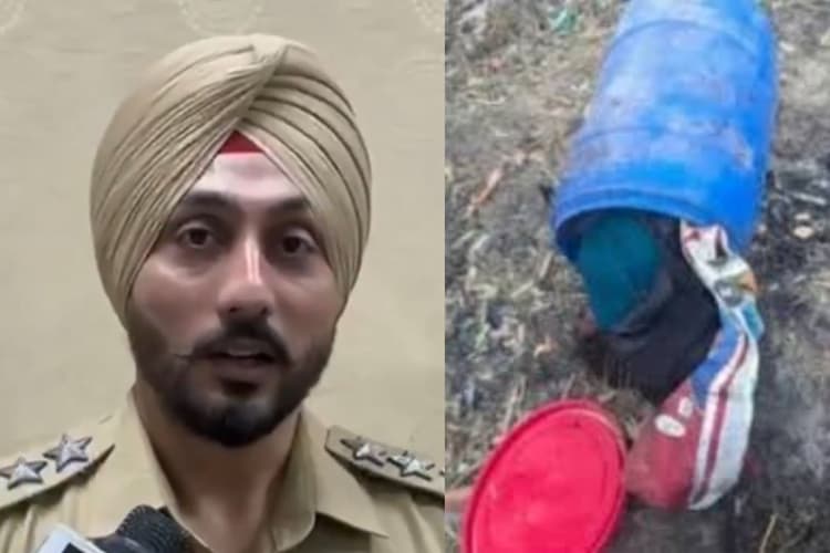 पटियाला: नीले ड्रम में मिली जौनपुर की लड़की की लाश, हाथ पर 'नेहा और दिल' का टैटू, जांच में जुटी पुलिस