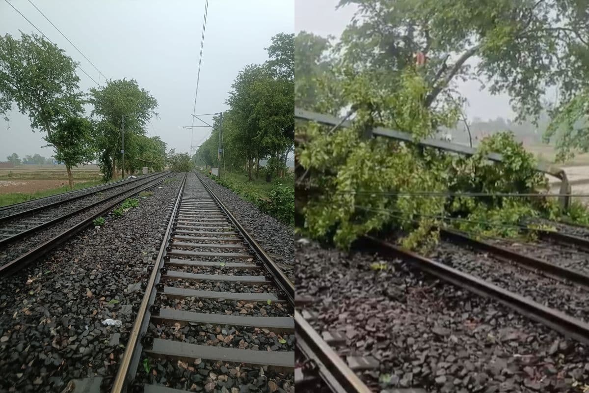सीवान में आंधी-बारिश में थमी ट्रेनों की रफ्तार, कई ट्रेनों का परिचालन बाधित, कई के रुट बदले, देखिए लिस्ट