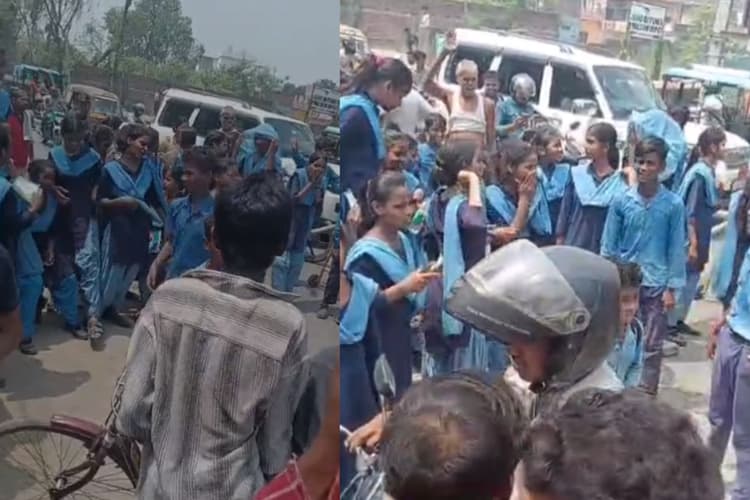 पानी-बिजली के लिए सड़क पर उतरे बच्चे! स्कूल के खिलाफ छात्रों का फूटा गुस्सा, गया मुख्य मार्ग जाम