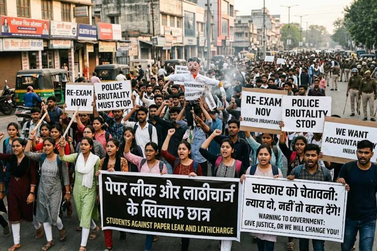 Samastipur: पेपर लीक और लाठीचार्ज के खिलाफ सड़क पर उतरे छात्र, सरकार को दी चेतावनी
