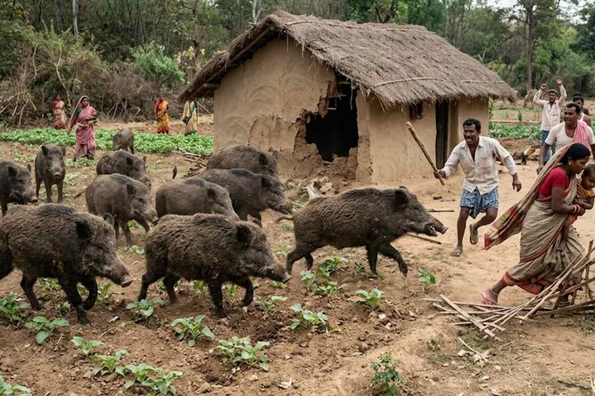समस्तीपुर: जंगली सुअरों का आतंक, किसान को नोचकर मार डाला