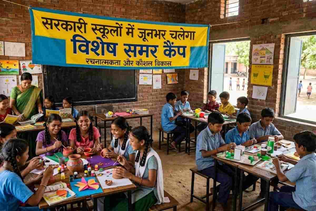 समस्तीपुर: सरकारी स्कूलों में जूनभर चलेगा विशेष समर कैंप, खेल-खेल में पढ़ाई सीखेंगे बच्चे