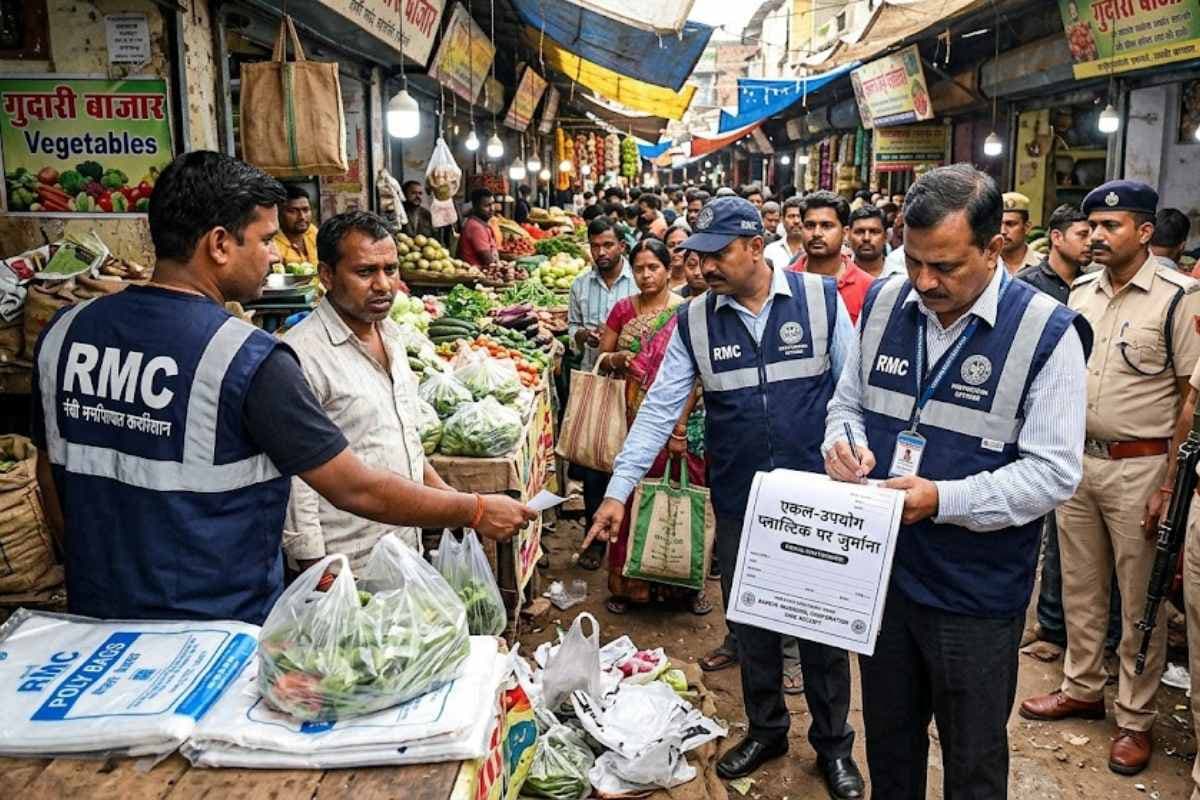 Samastipur News: सिंगल यूज प्लास्टिक पर नगर निगम का प्रहार, गुदरी बाजार से वसूला जुर्माना