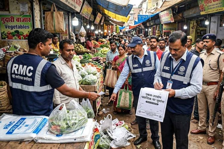 Samastipur News: सिंगल यूज प्लास्टिक पर नगर निगम का प्रहार, गुदरी बाजार से वसूला जुर्माना