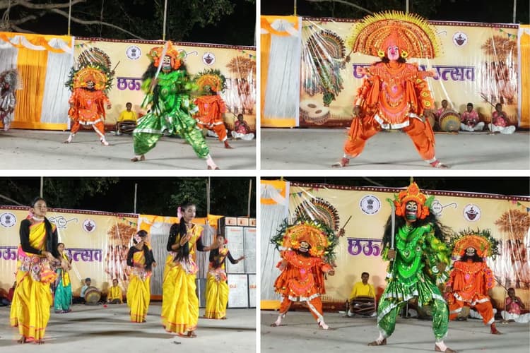 सरायकेला खरसावां : ईचागढ़ में छऊ-झूमर उत्सव की धूम, लोक कलाकारों की प्रस्तुतियों ने देर रात तक बांधा समां