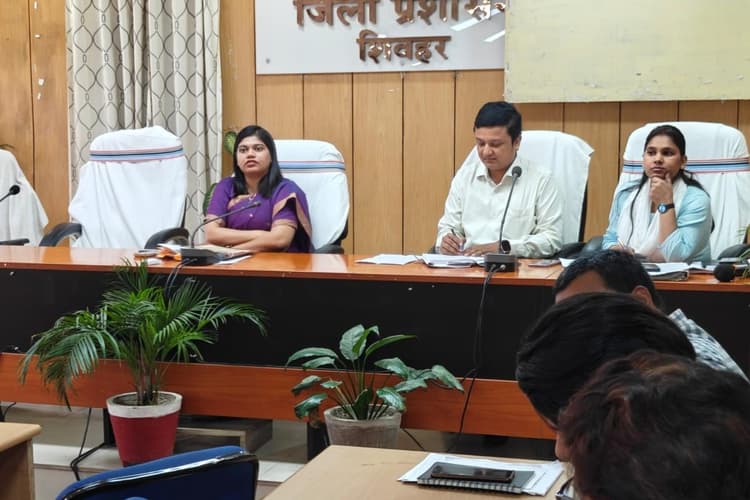 Sheohar: बागमती तटबंध पर डीएम का औचक निरीक्षण, इंजीनियर को दी चेतावनी