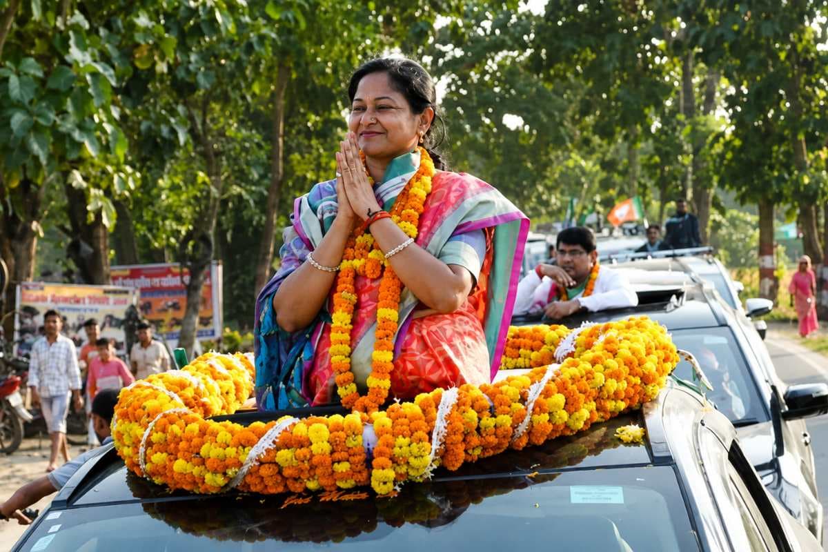 Sheohar News minister shweta gupta grand welcome first visit