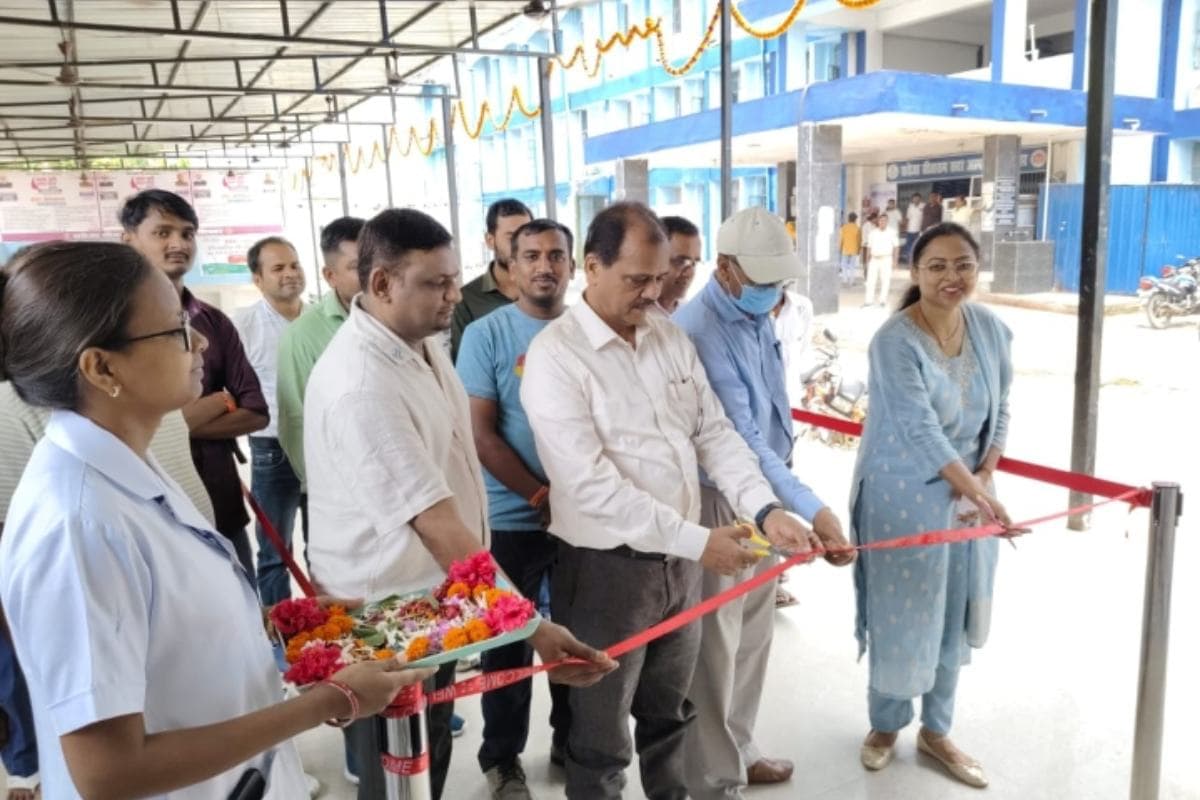 Sheohar News sadar hospital new registration counter started patient facility