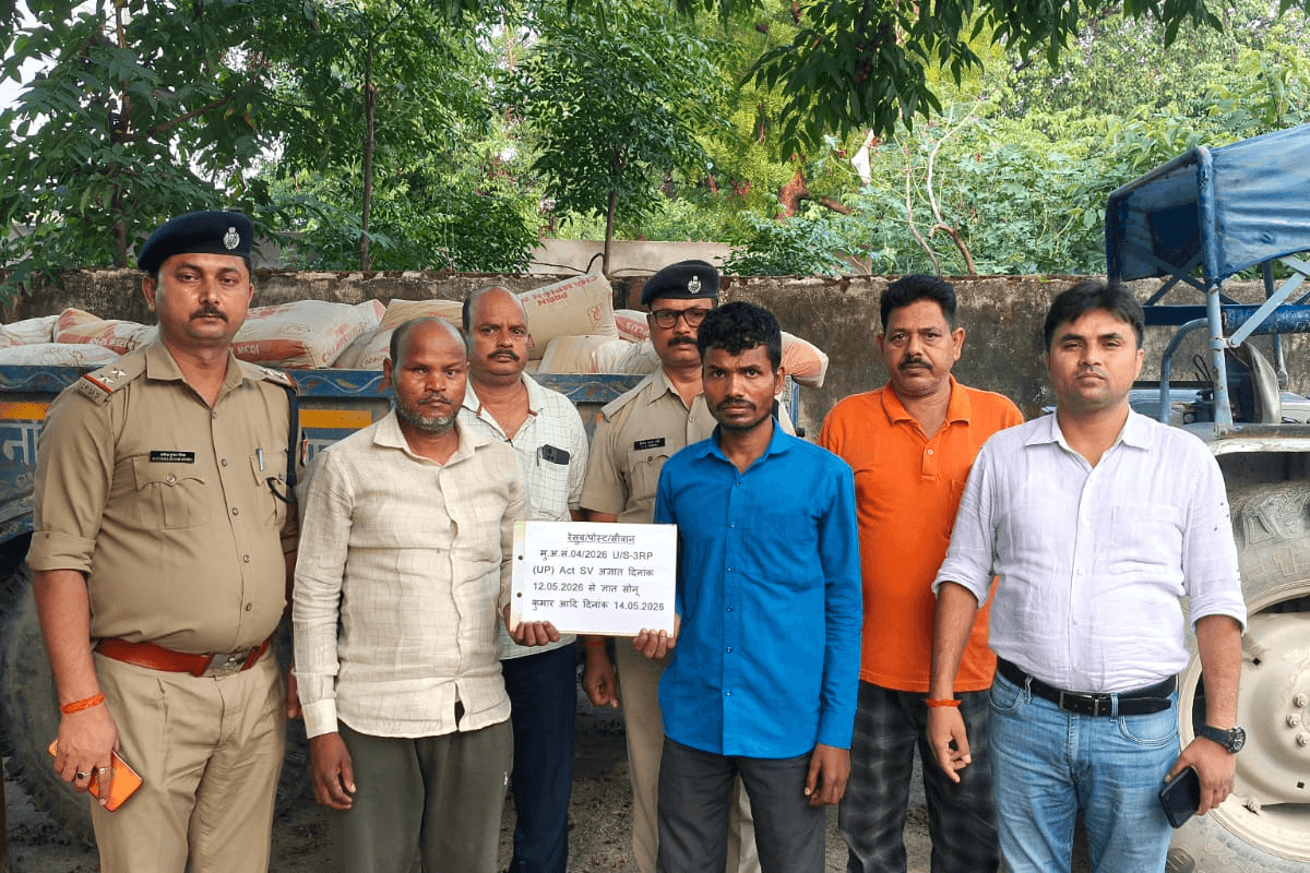 मालगोदाम से चोरी हुई 60 बोरी सीमेंट बरामद, दो गिरफ्तार