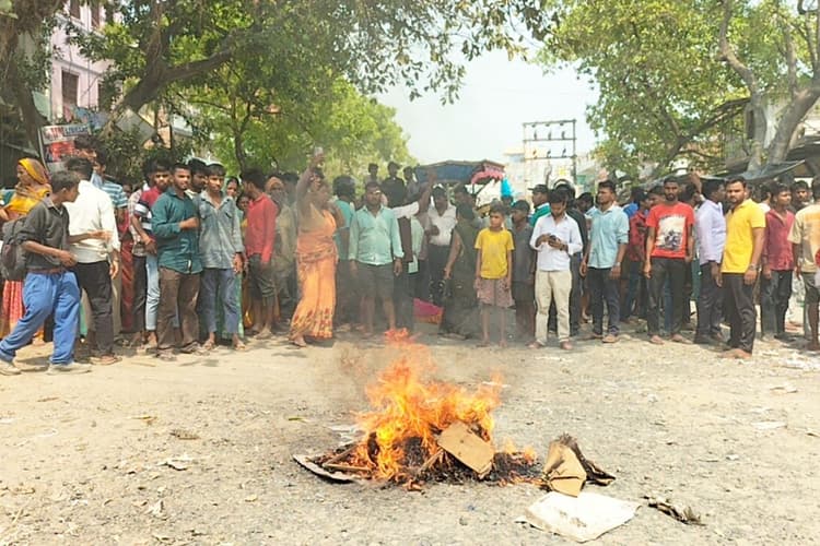 भोरे में दर्दनाक वारदात: विवाद में महिला की लोहे की रॉड से हत्या, इलाके में सनसनी