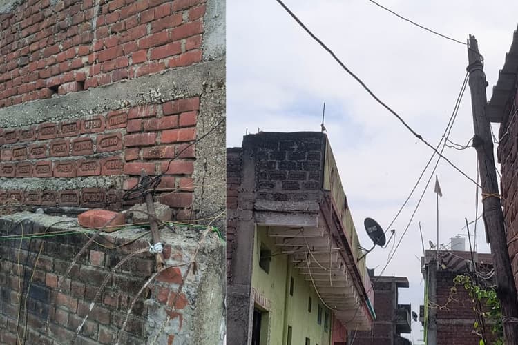 रोहतास में बिजली विभाग की लापरवाही उजागर, बांस-बल्लों के सहारे बिजली आपूर्ति, जोखिम में लोगों की जान