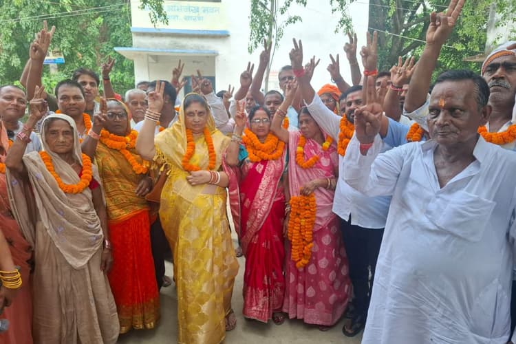 दिघवारा प्रखंड सभागार में कड़ी सुरक्षा के बीच हुआ चुनाव