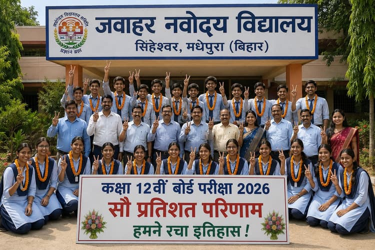 Madhepura: नवोदय विद्यालय का 12वीं बोर्ड में 100 प्रतिशत रिजल्ट, सभी 49 छात्र-छात्राएं सफल, बेटियों ने मारी बाजी