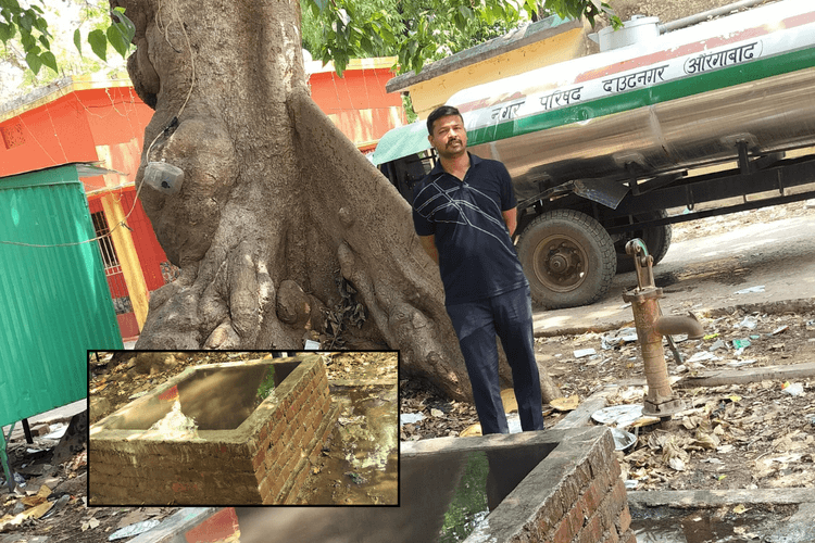 भीषण गर्मी में मानवीय पहल, पशु-पक्षियों के लिए बनवाया गया पेयजल हौद