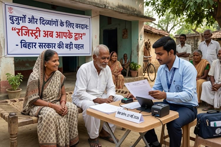 अब बुजुर्गों के घर पहुंचेगा रजिस्ट्री ऑफिस, 1000 और 5000 रुपये शुल्क के साथ मिलेगी सेवा