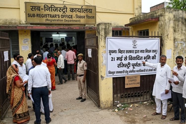 21 मई से विवादित जमीन की नहीं होगी रजिस्ट्री, सरकार ने लागू किया नया नियम