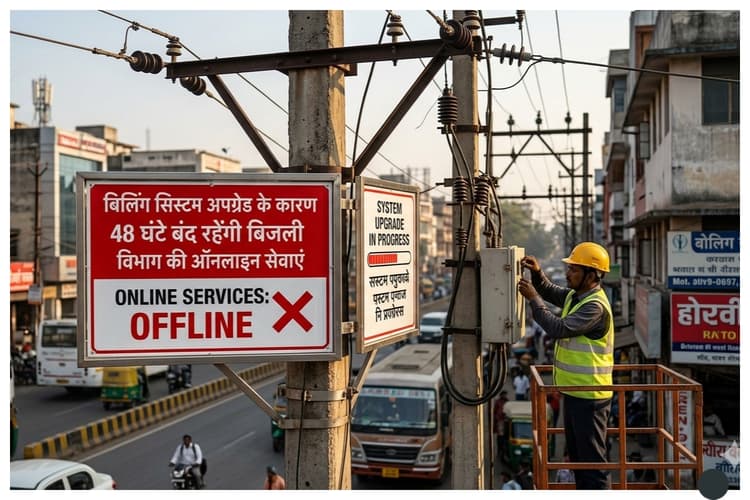 48 घंटे बंद रहेंगी बिजली विभाग की ऑनलाइन सेवाएं, नए बिलिंग सॉफ्टवेयर में अपग्रेड का काम
