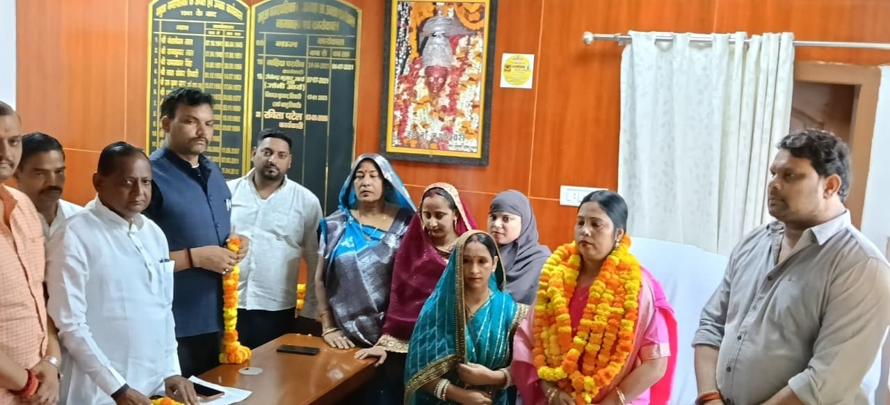 भभुआ नगर पर्षद के उप सभापति रविता पटेल ने संभाली कार्यकारी सभापति की कमान