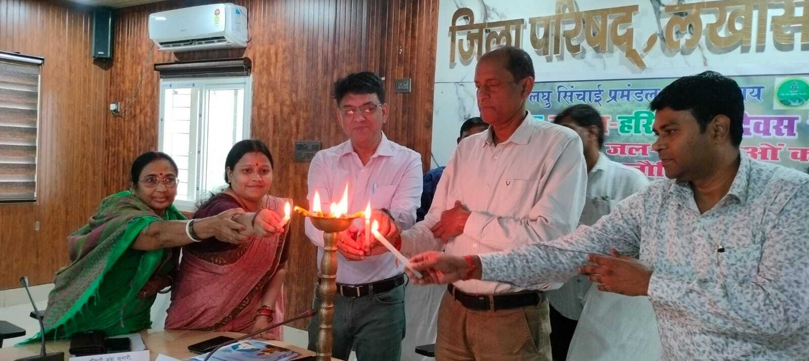 LAKHISARI जल संरक्षण के प्रति बढ़ाएं जन-जागरूकता: डीएम