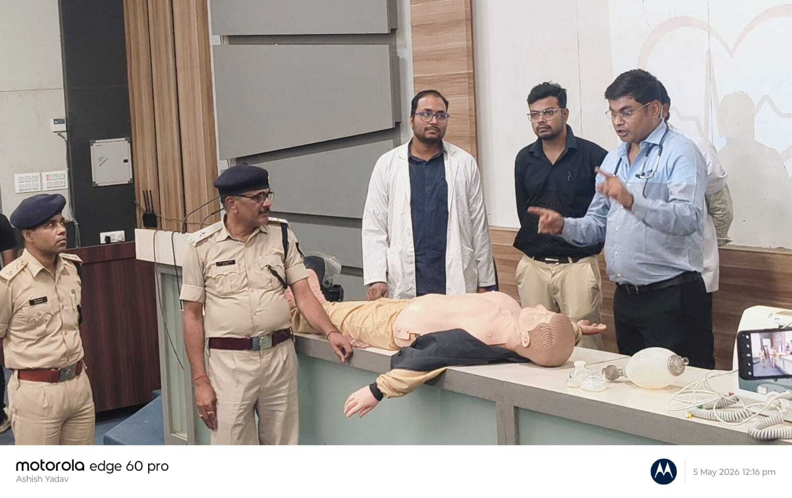 SAHARSA : 112 पुलिस जवानों को आपातकालीन चिकित्सा की दी गयी ट्रेनिंग