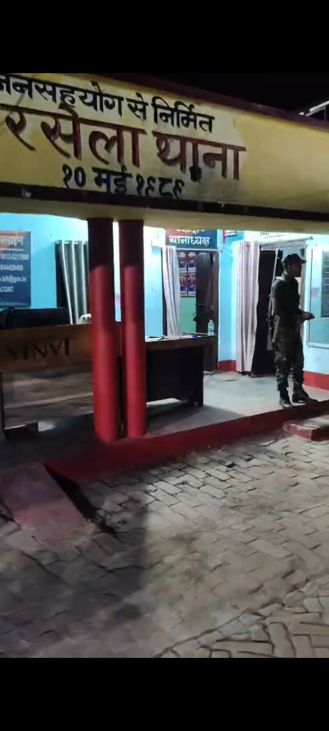 पुलिस ने अवैध मिट्टी खनन में मिट्टी लदे दो ट्रैक्टर किया जब्त