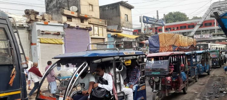 बायपास पर नो-एंट्री से लखीसराय में ‘महाजाम’, शहर की रफ्तार थमी