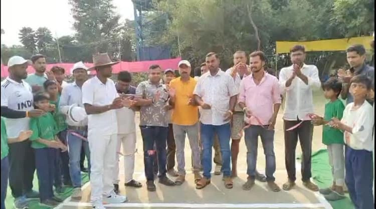 सदभावना क्रिकेट क्लब द्वारा आयोजित टूर्नामेंट में बरैय ने मछड़ा को हराया