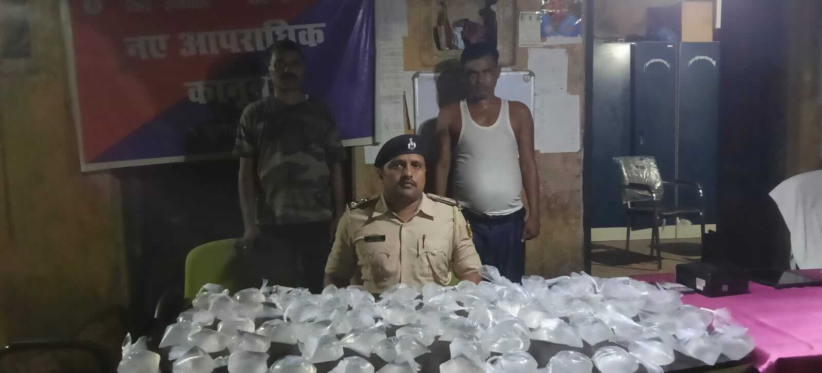 वृंदावन गांव से 48 लीटर देसी शराब के साथ तस्कर गिरफ्तार